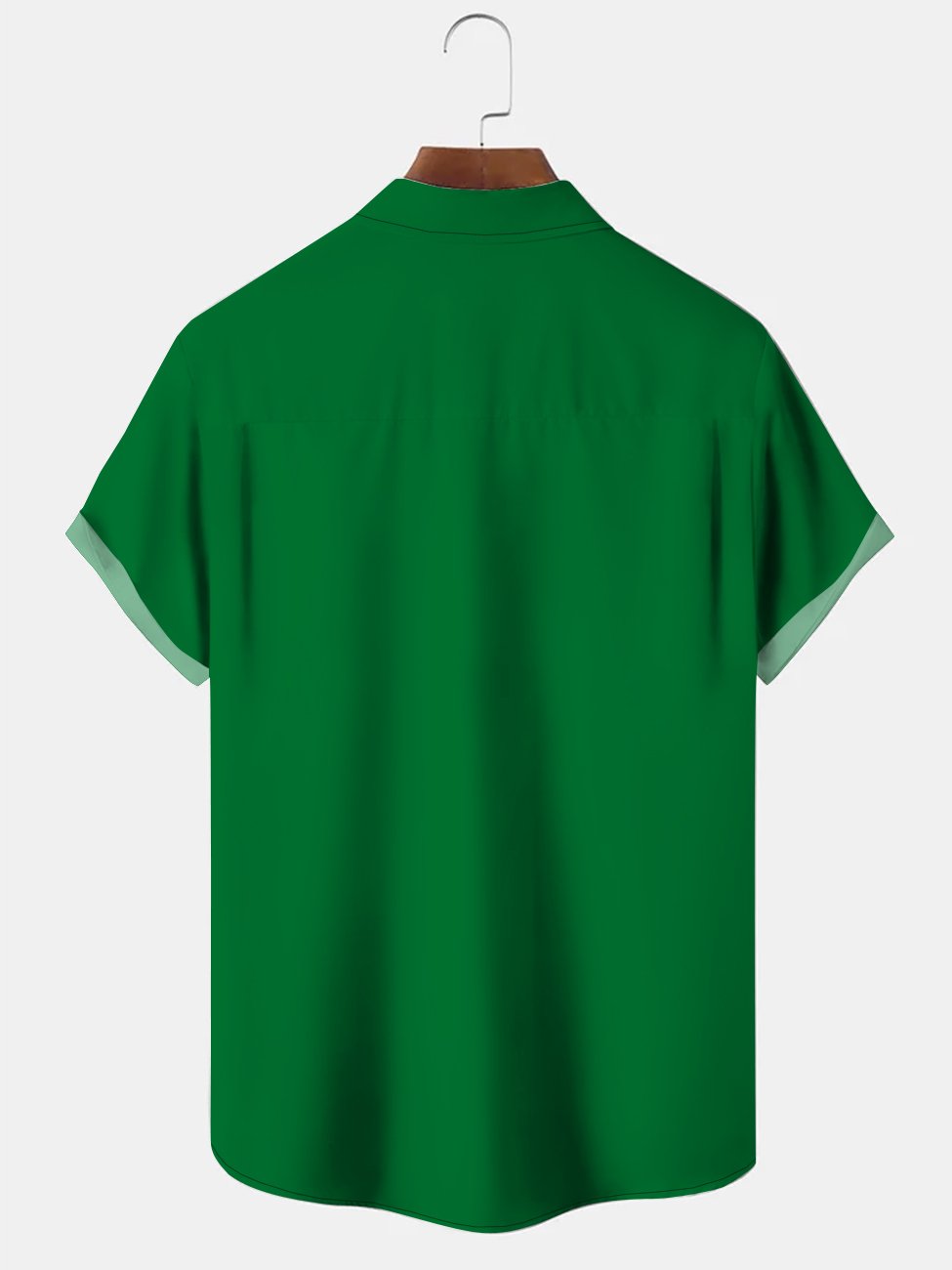 Camisas informales de talla grande con estampado de cerveza y loro del Día de San Patricio de Alohadaddy