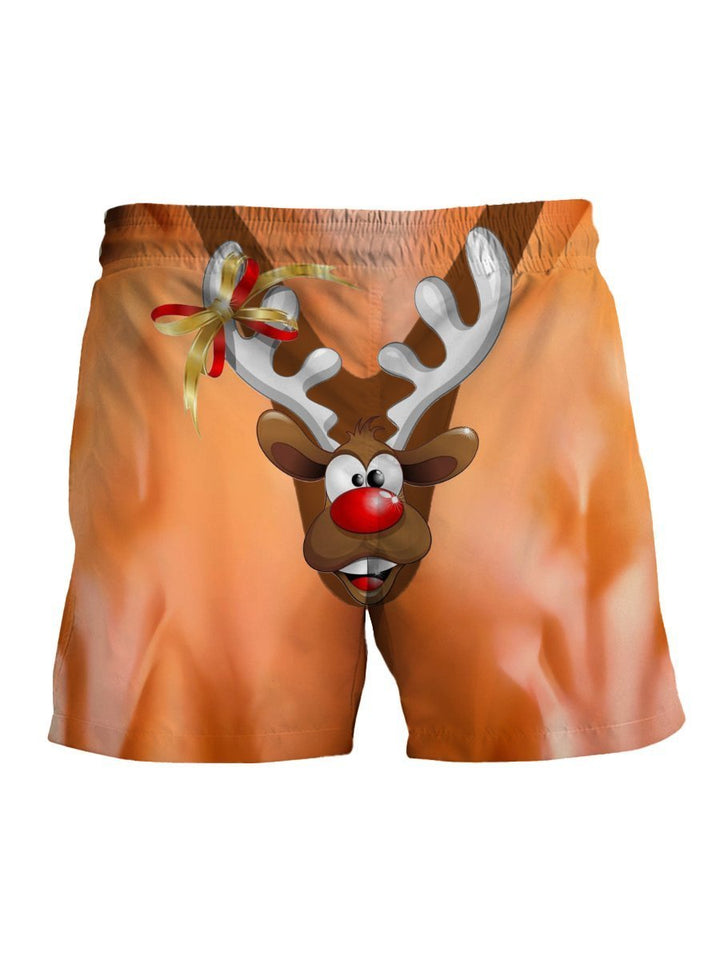 Alohadaddy Beach Vacation Funny Christmas Cartoon Men&