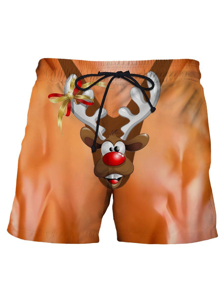 Alohadaddy Beach Vacation Funny Christmas Cartoon Men&