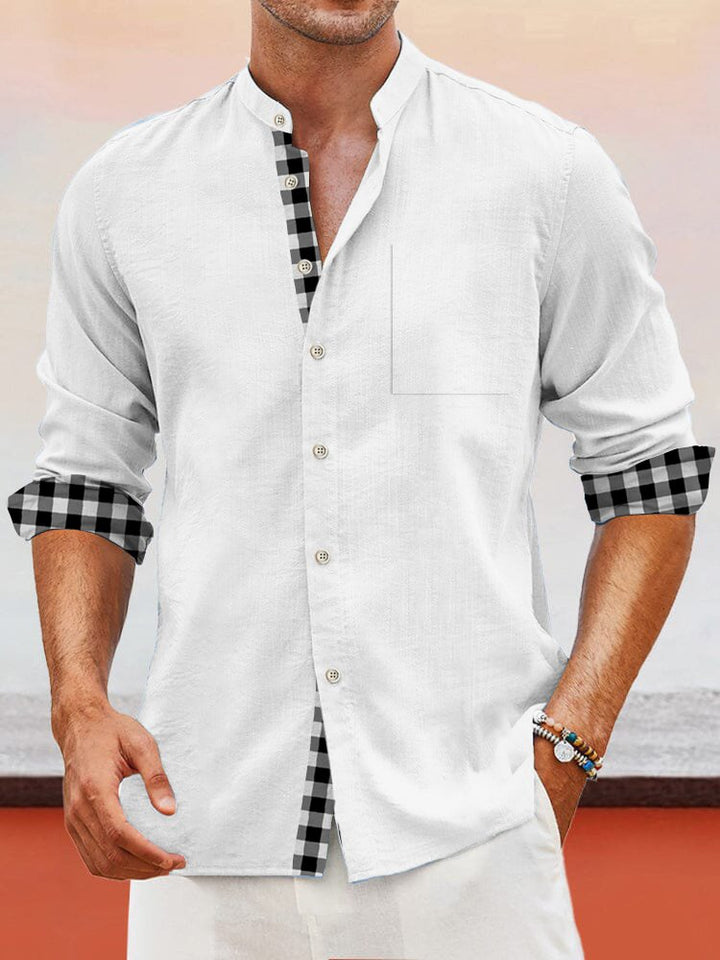 Alohadaddy Basic Stand Collar Men&