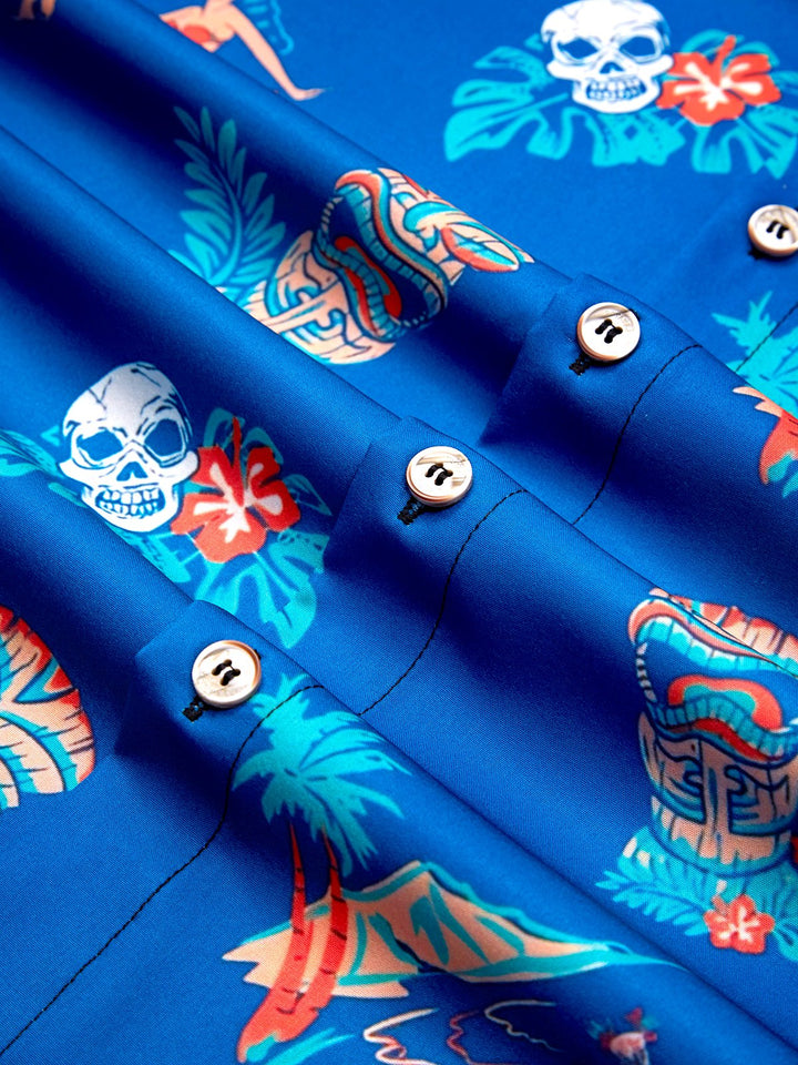 Alohadaddy Hawaiian Tiki Print Men&