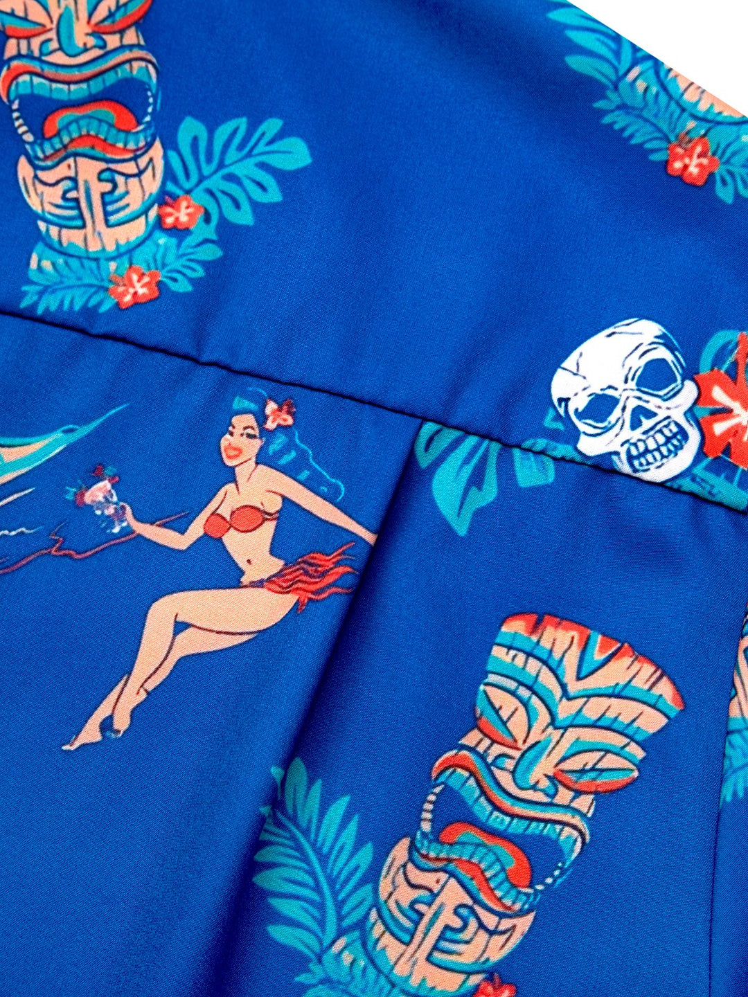Alohadaddy Hawaiian Tiki Print Men&