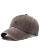 Washed Denim Simple Solid Color Sports Baseball Cap