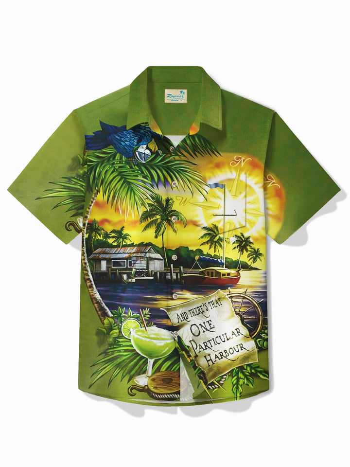 Alohadaddy Hawaiian Parrot Print Men&