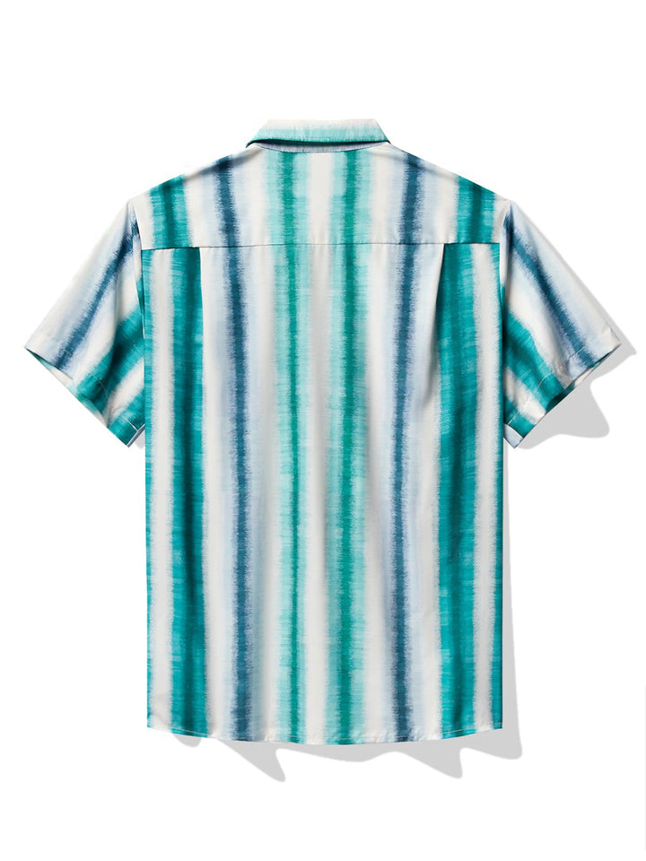 Alohadaddy Basic Stripe Gradient Printed Men&