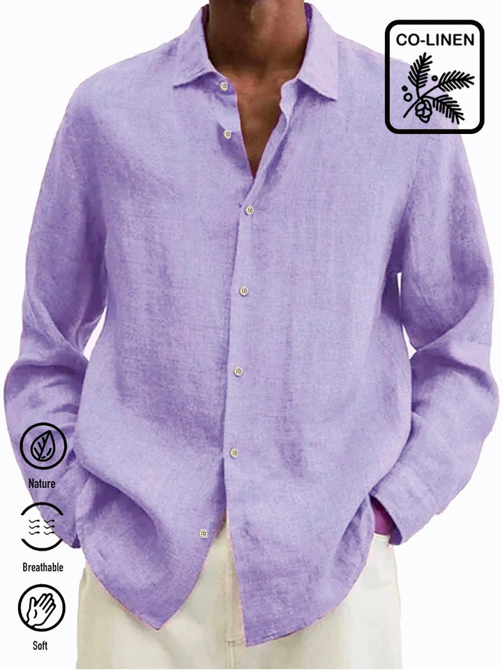 Alohadaddy Casual Retro Solid Color Men&