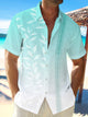 Alohadaddy Cotton Linen Men's Hawaiian Short Sleeve Shirt