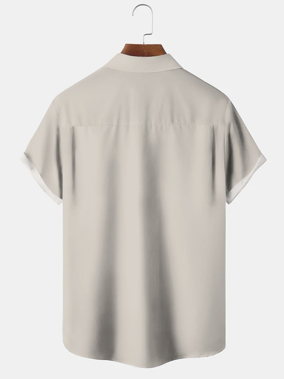 Chemise de bowling décontractée à manches courtes à rayures pour hommes