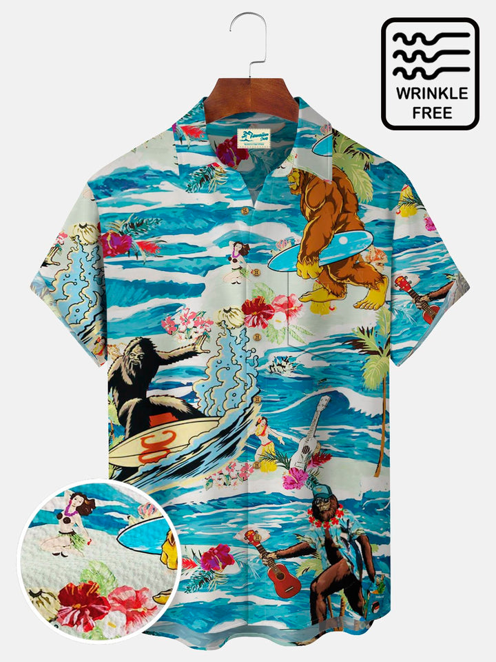 Alohadaddy Beach Vacation Bigfoot Men&