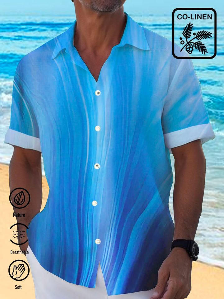 Alohadaddy Cotton Linen Gradient Men&