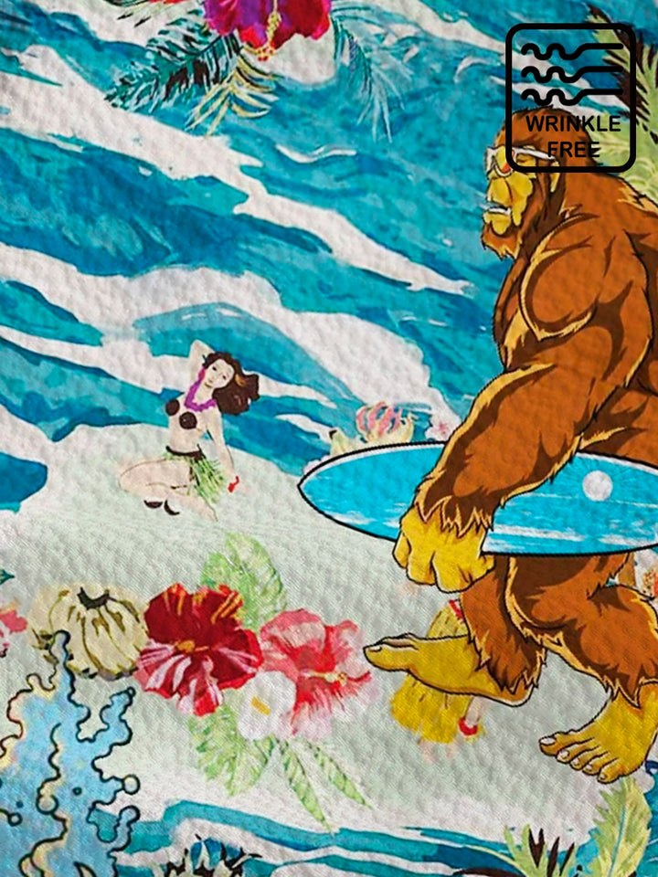 Alohadaddy Beach Vacation Bigfoot Men&