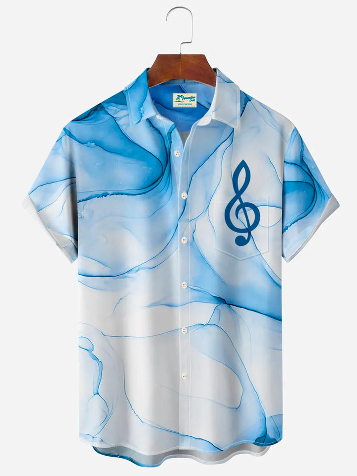 Alohadaddy Music Notes Texture Men&
