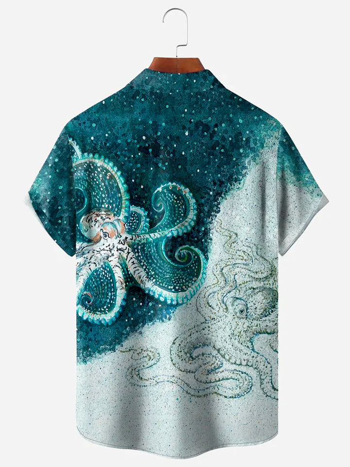 Alohadaddy Vintage Octopus Gradient Print Men&