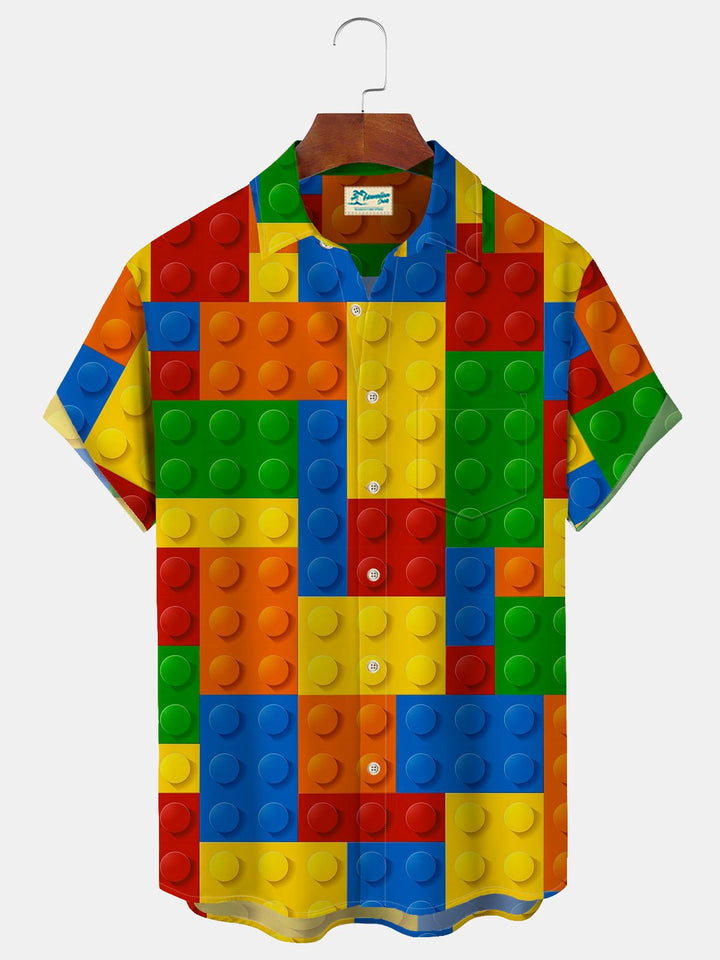 Alohadaddy Vintage Casual Toy Building Blocks Men&