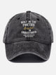 Men's Vintage Built In The FORTIES Printed Distressed Washed Baseball Cap