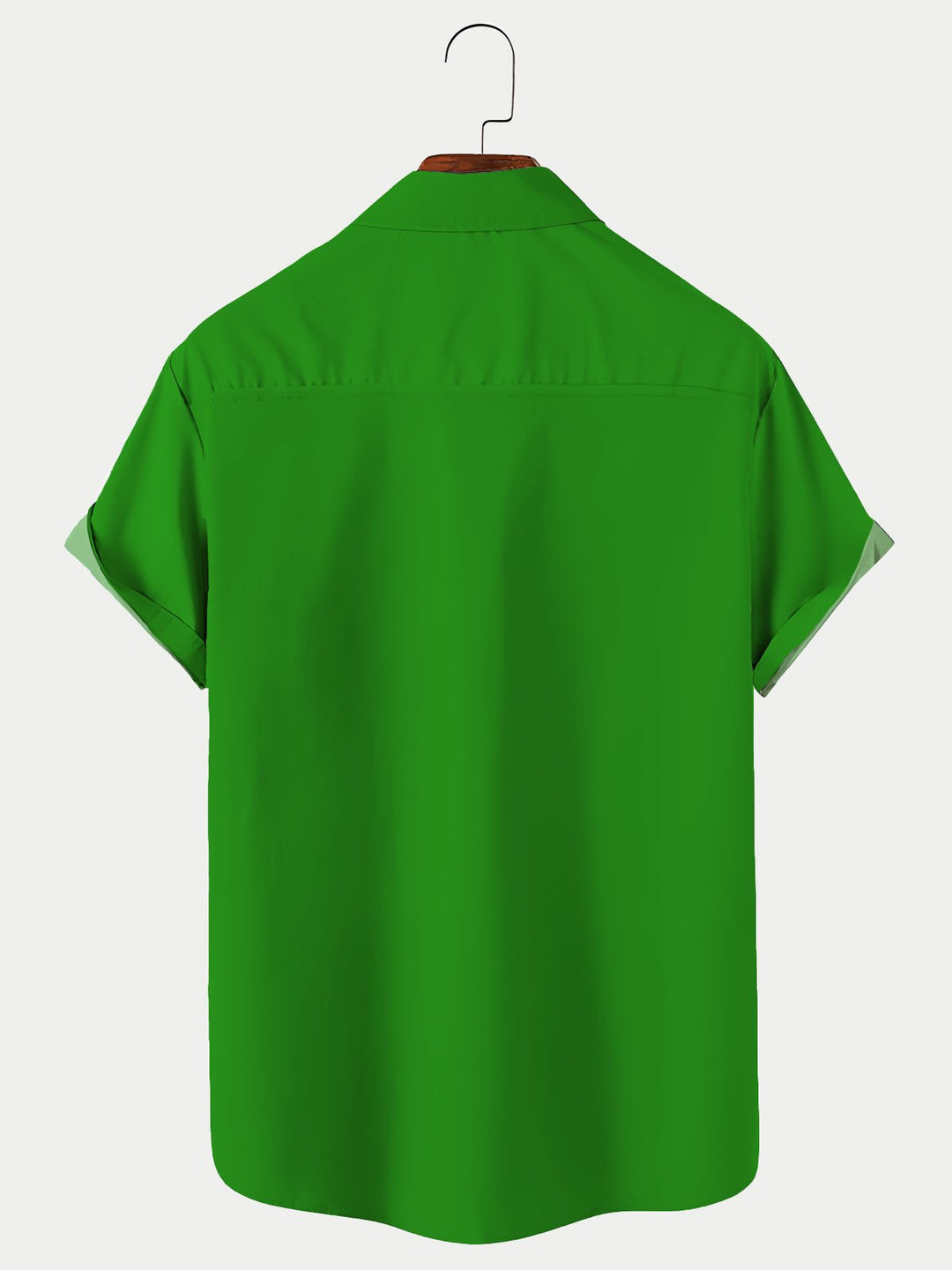Camisa hawaiana con estampado del Día de San Patricio para hombre, transpirable, para tallas grandes y altas