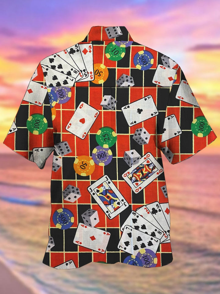 Alohadaddy Vintage Las Vegas Gambling Game Men&