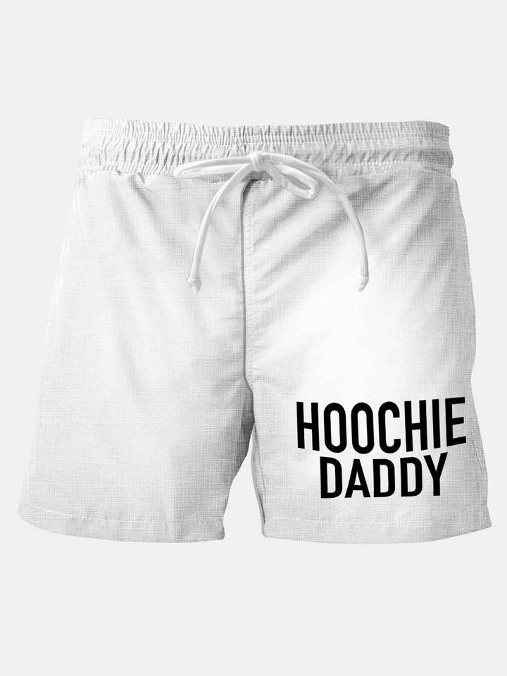 Pantalones cortos casuales naturales y transpirables de algodón y lino Hoochie Daddy para hombre de Alohadaddy