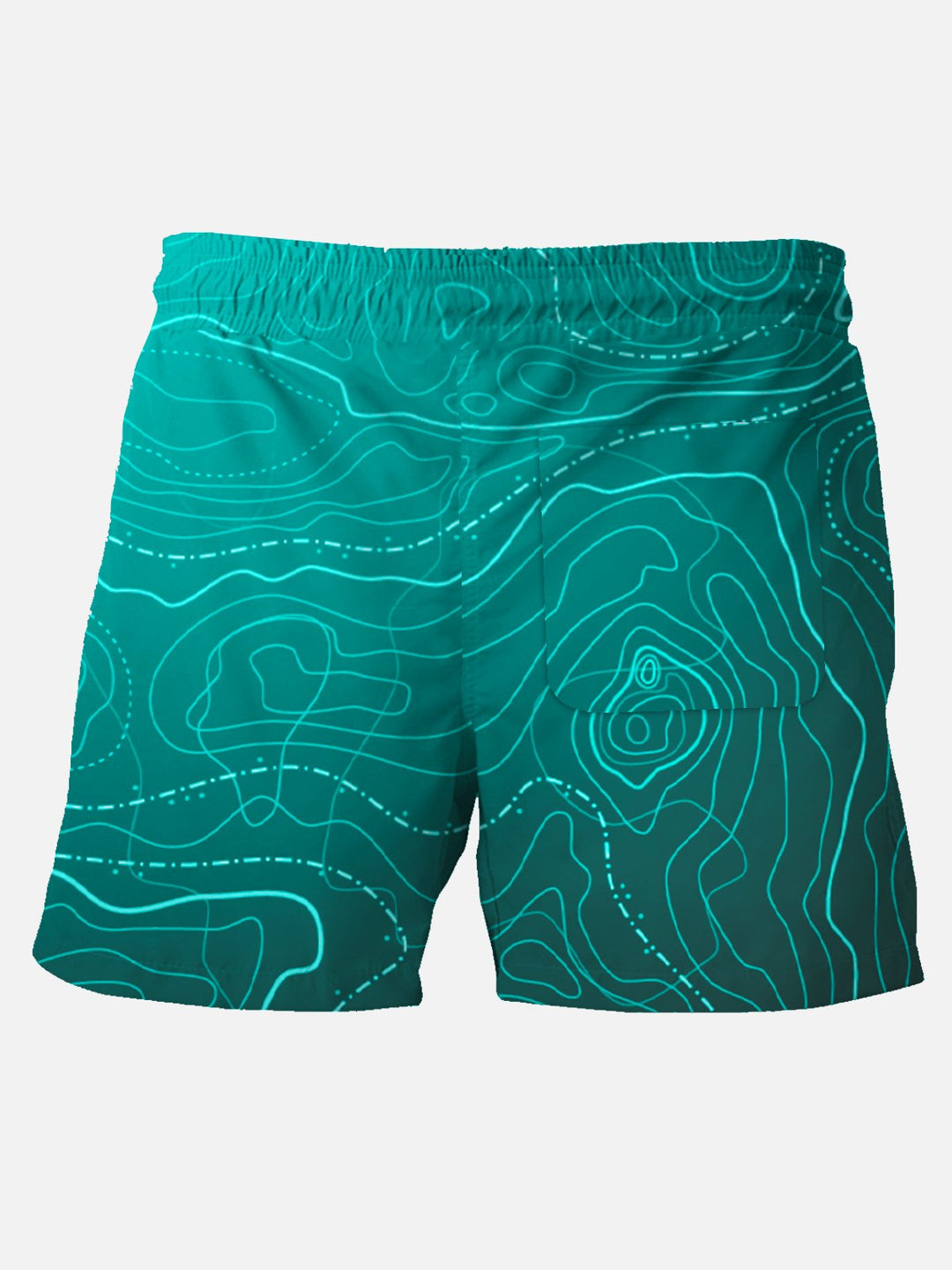 Alohadaddy Vacation Beach Map Line Tie-Dye Men&