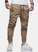 Alohadaddy Basic Casual Stretch Men's Cargo Pants Leggings Pants