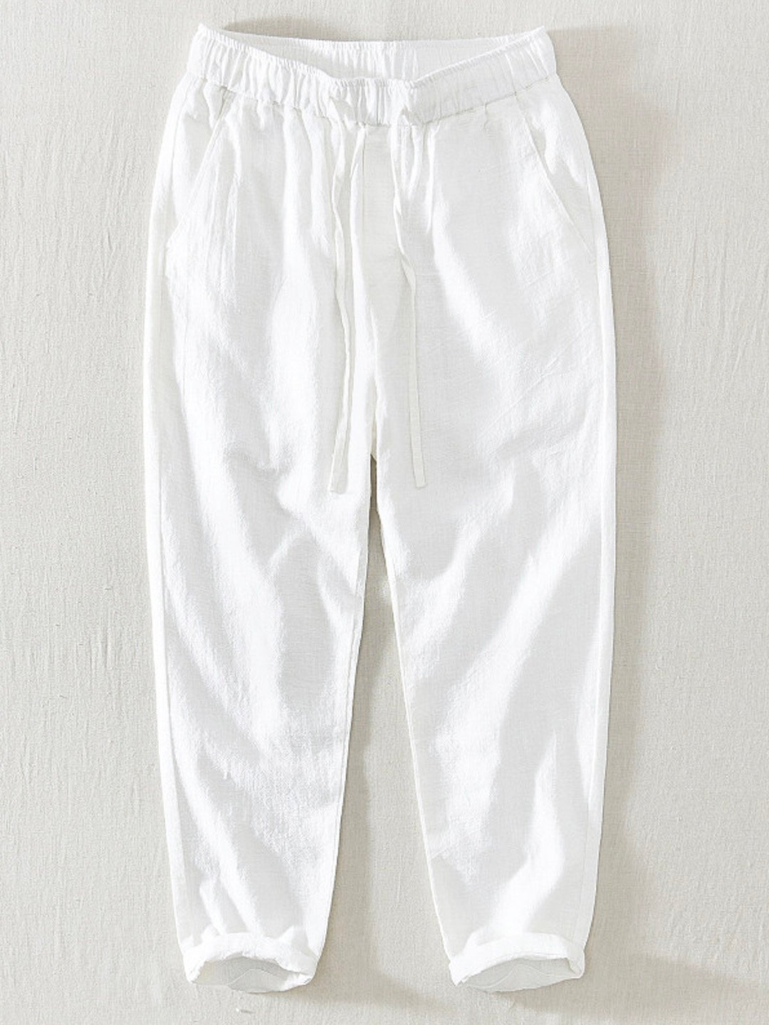 Alohadaddy Linen Casual Plain Basic Men&
