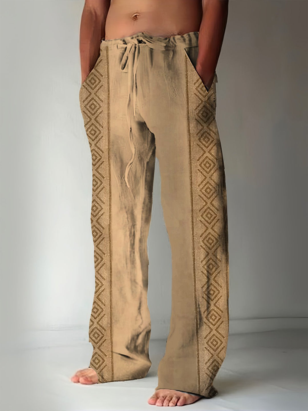 Alohadaddy Retro Geometric Azcott Print Men&