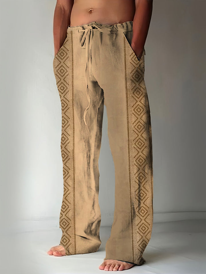 Alohadaddy Retro Geometric Azcott Print Men&