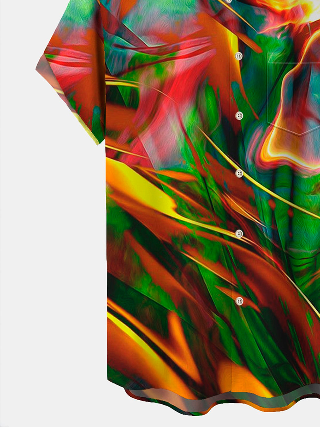 Alohadaddy Art Aurora Ombre Print Beach Men&
