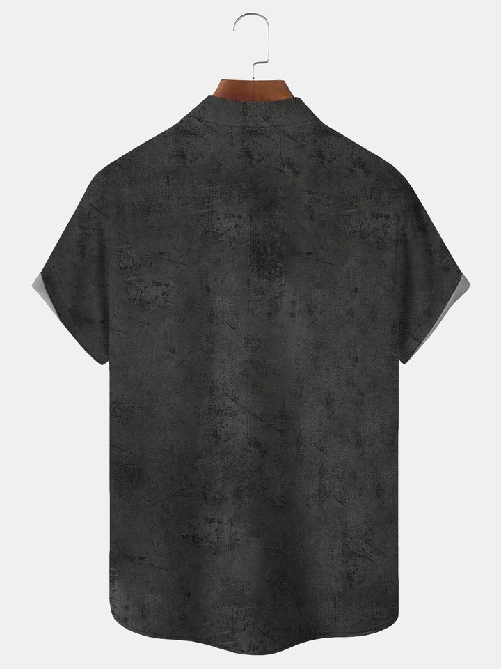 Alohadaddy Vintage Letter Print Men&
