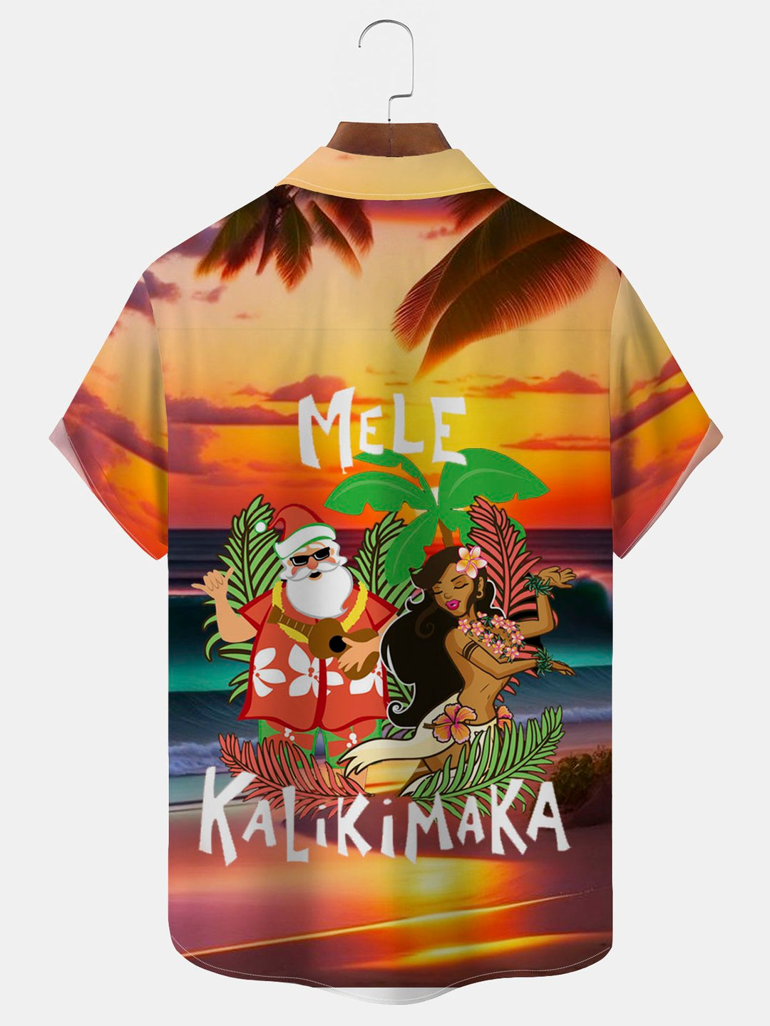 Alohadaddy Christmas Beach Vacation Red Men&