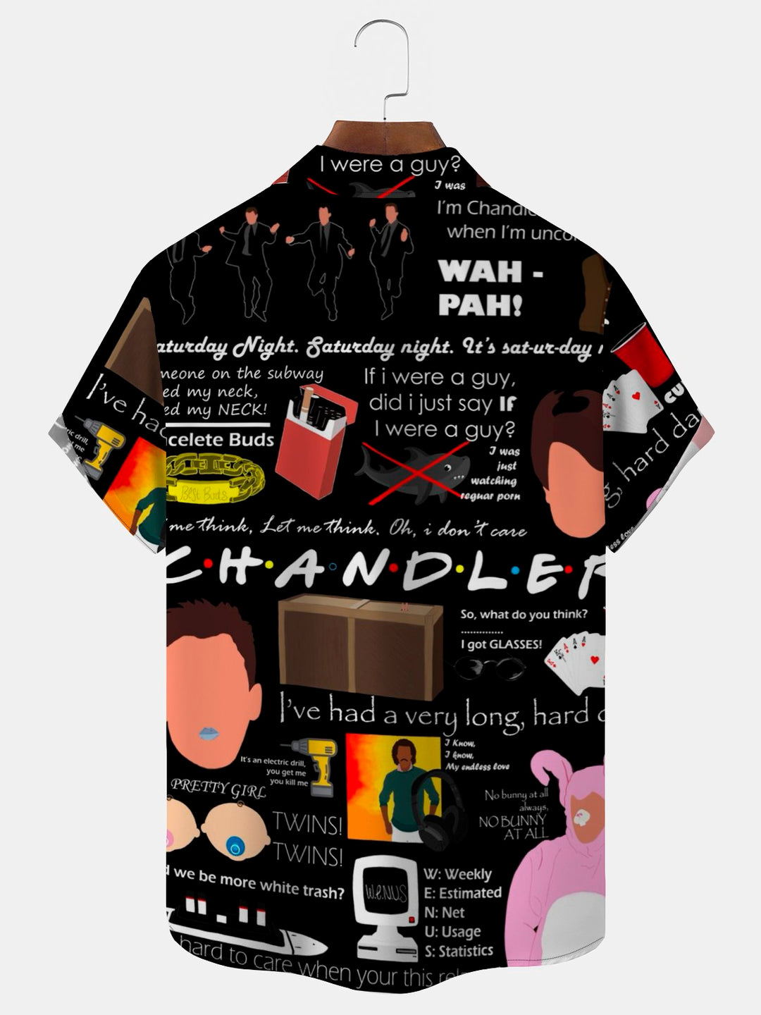 Alohadaddy Vintage Friends Print Men&