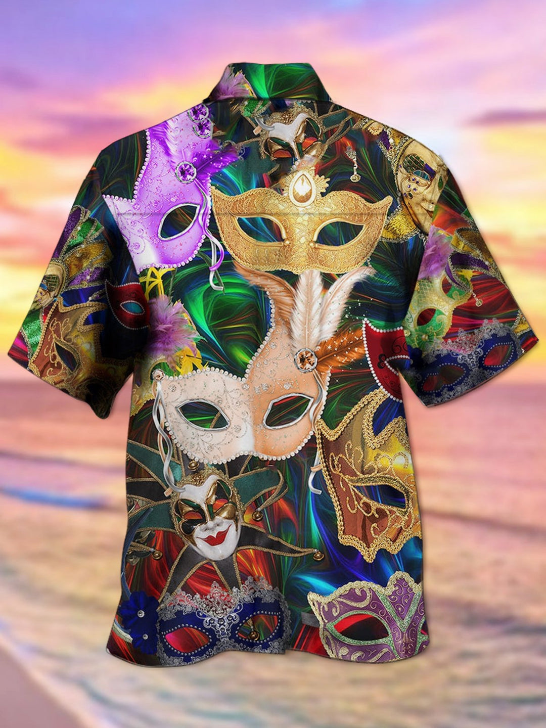 Alohadaddy Mardi Gras Holiday Purple Men&