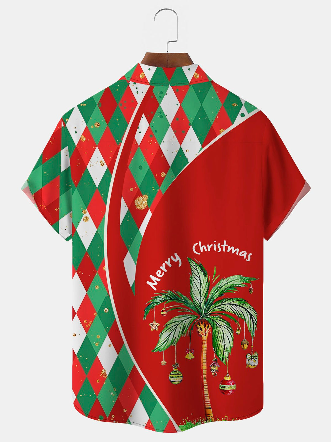 Alohadaddy Christmas Coconut Diamond Red Men&