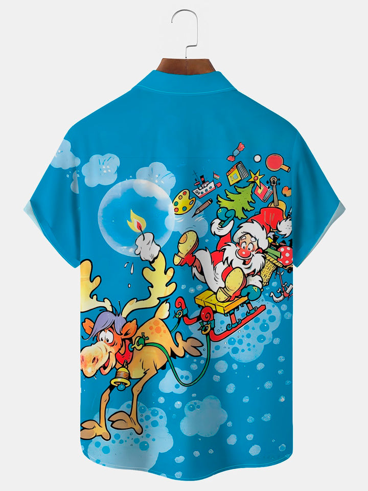 Alohadaddy Christmas Holiday Blue Men&