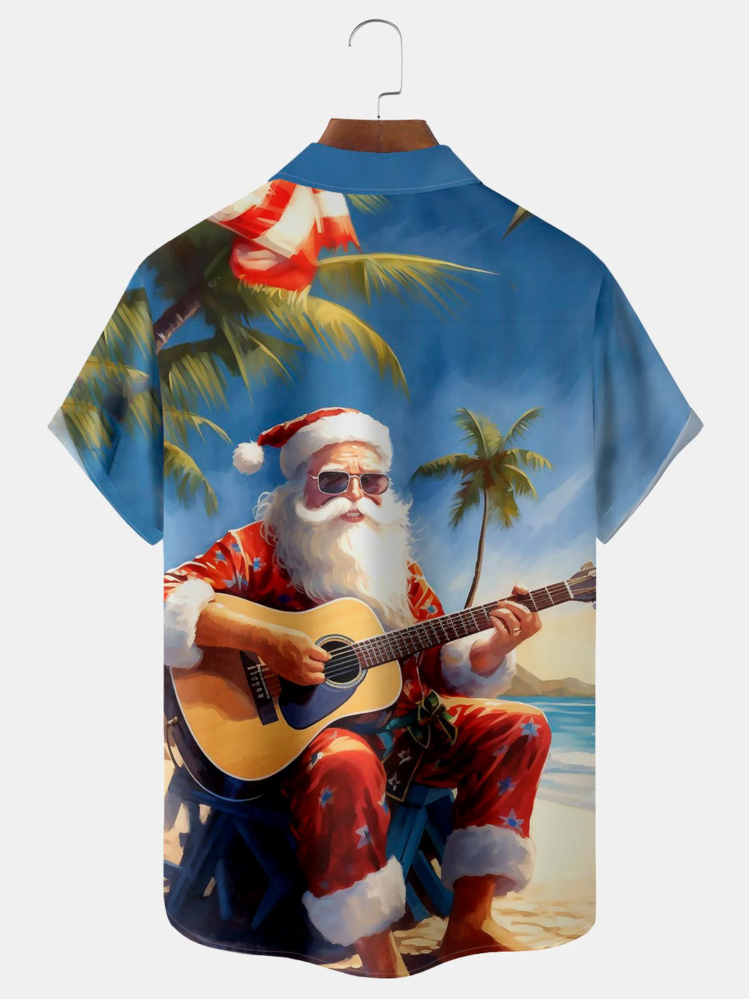Alohadaddy Christmas Santa Musical Print Men&