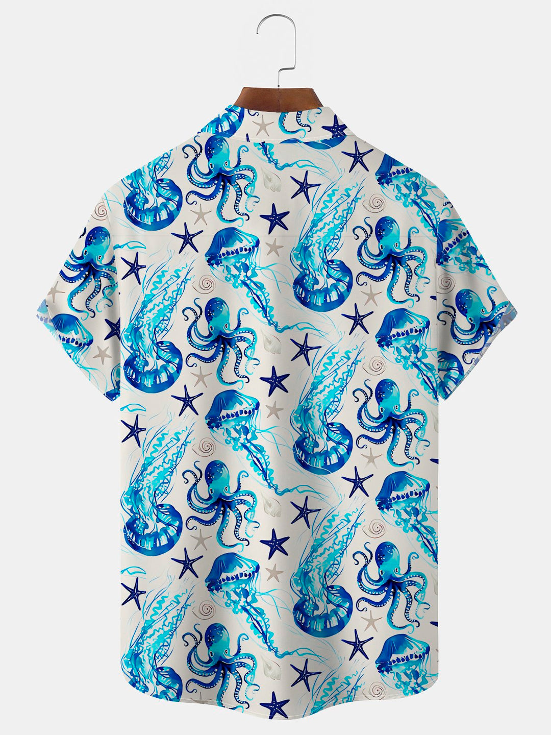 Alohadaddy Hawaiian Sea Life Jellyfish Print Men&