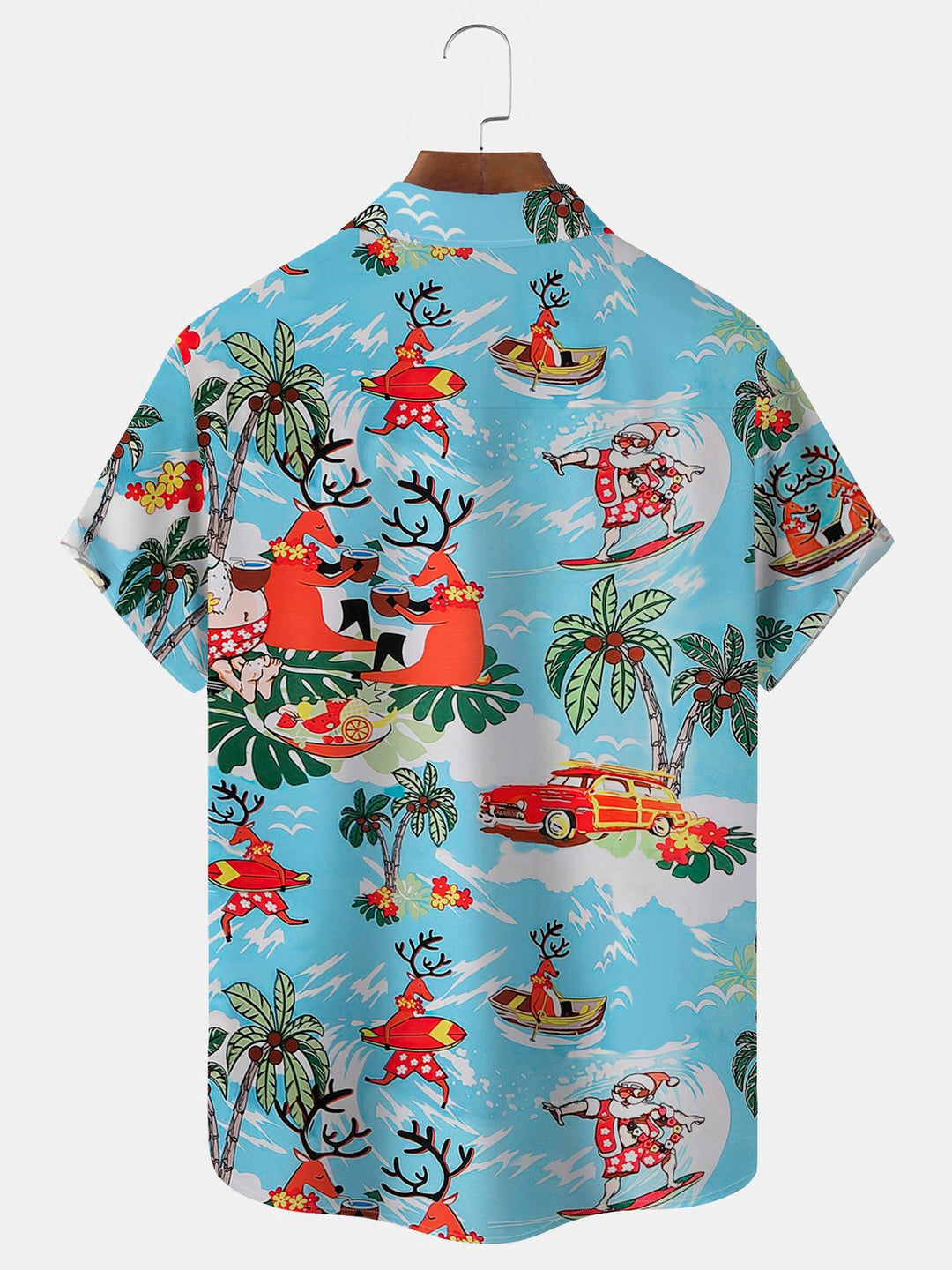 Alohadaddy Hawaiian Coconut Tree Print Men&