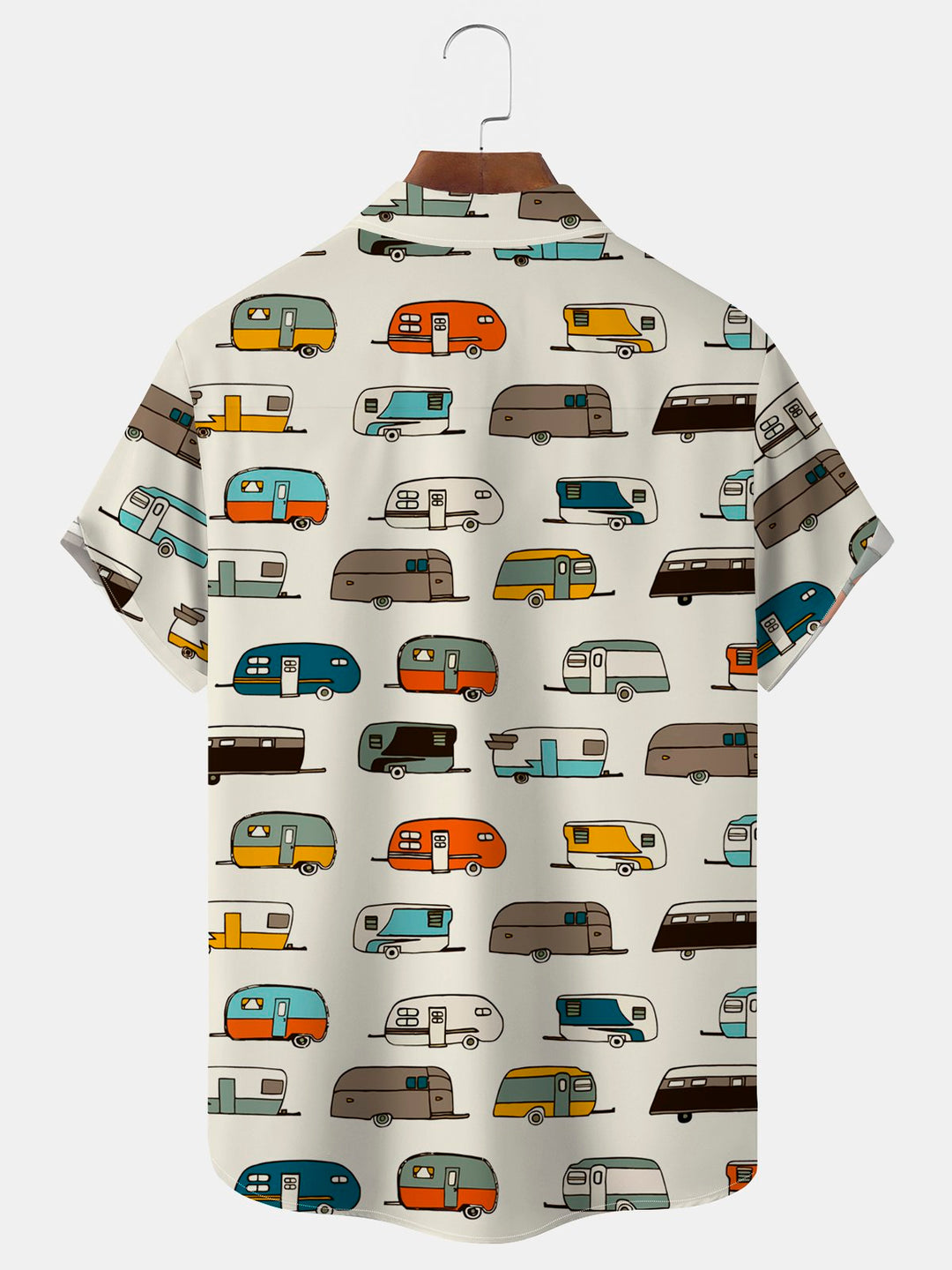 Alohadaddy Vintage Camper Cartoon Khaki Men&