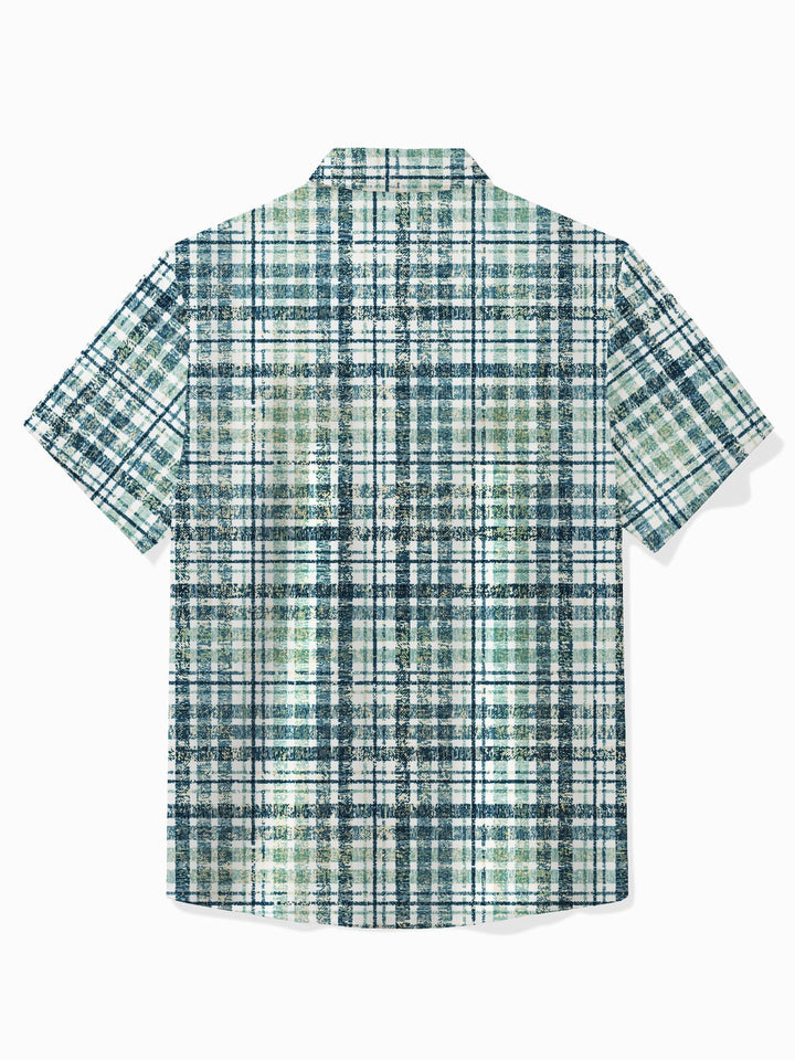 Alohadaddy Basic Plaid Print Men&