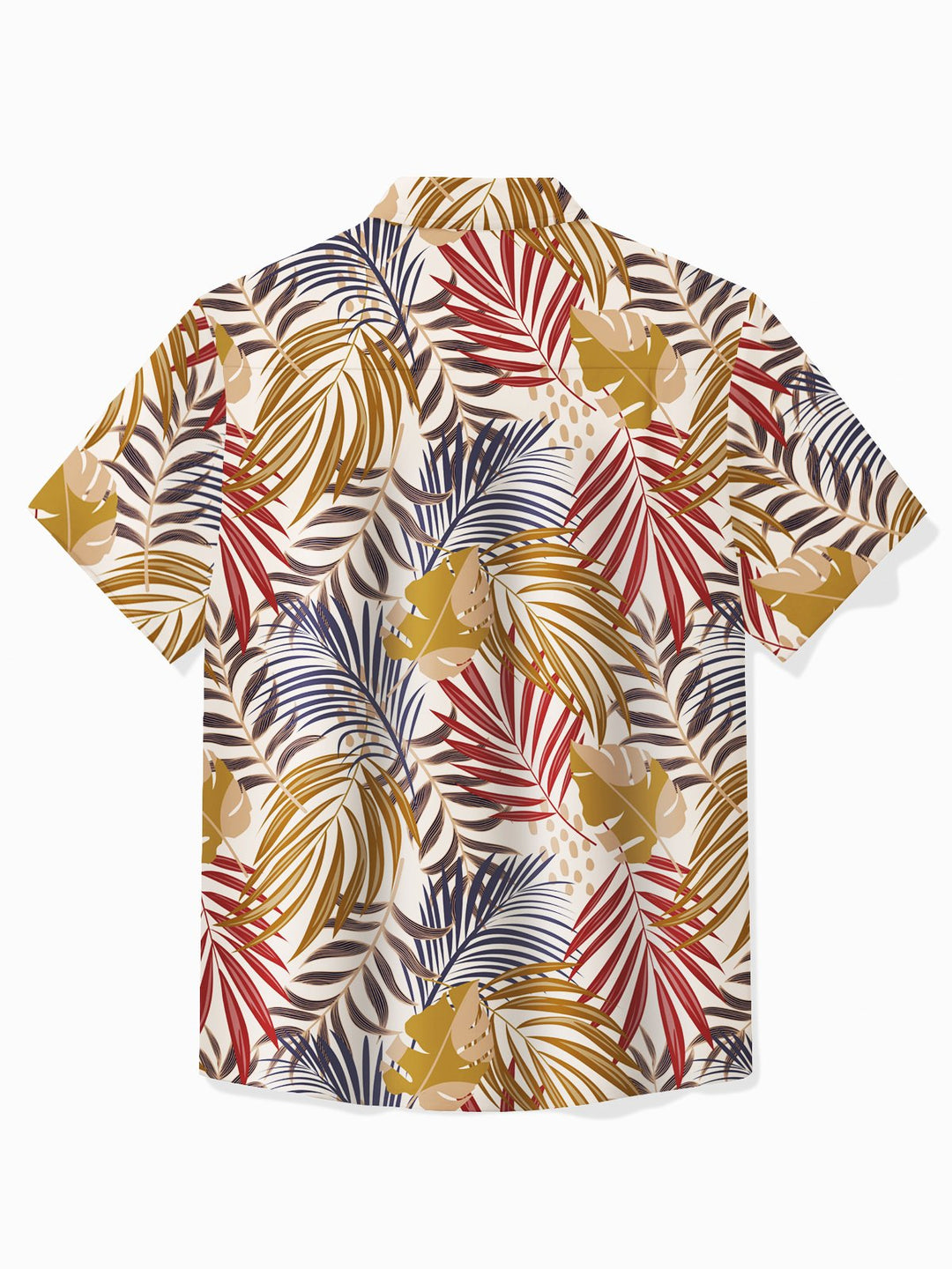 Camisa informal holgada de manga corta con estampado floral y hojas de palma para hombre de Alohadaddy