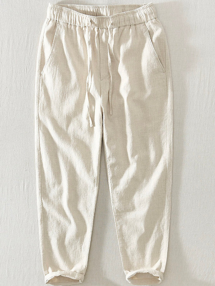 Alohadaddy Linen Casual Plain Basic Men&