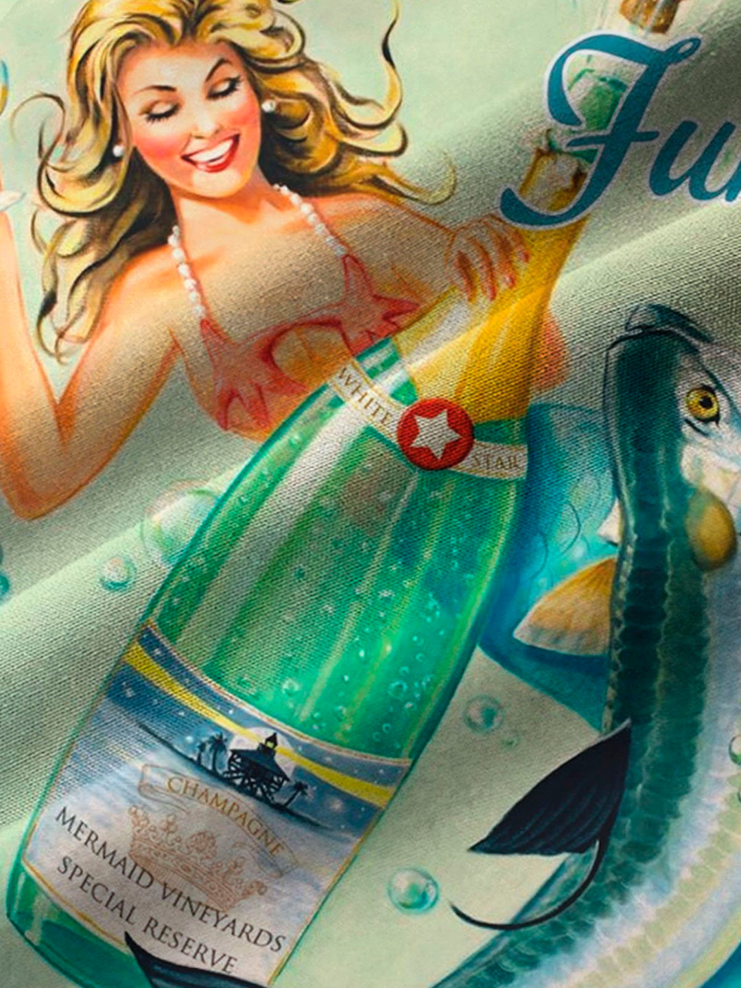 Chemise boutonnée à imprimé cocktail sirène hawaïenne Alohadaddy pour homme