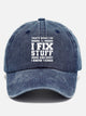 Gorra con letras "I Fix Stuff" para hombre, estilo vintage lavado, años 50, de Alohadaddy