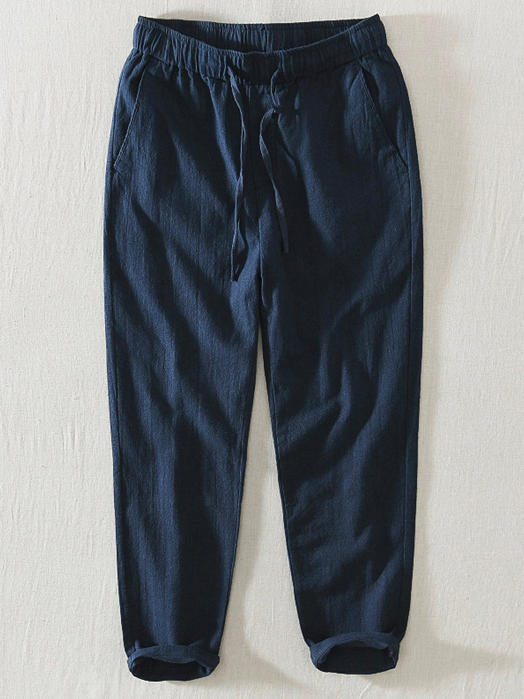 Alohadaddy Linen Casual Plain Basic Men&