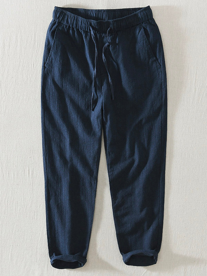 Alohadaddy Linen Casual Plain Basic Men&