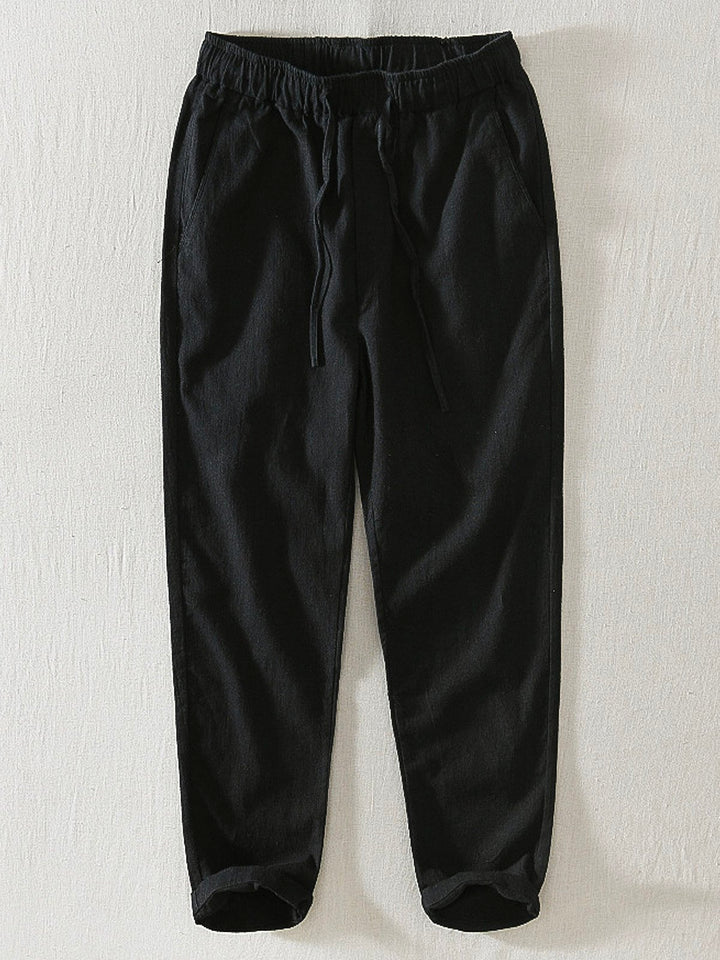 Alohadaddy Linen Casual Plain Basic Men&