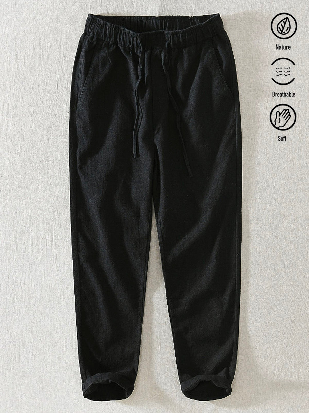 Alohadaddy Linen Casual Plain Basic Men&