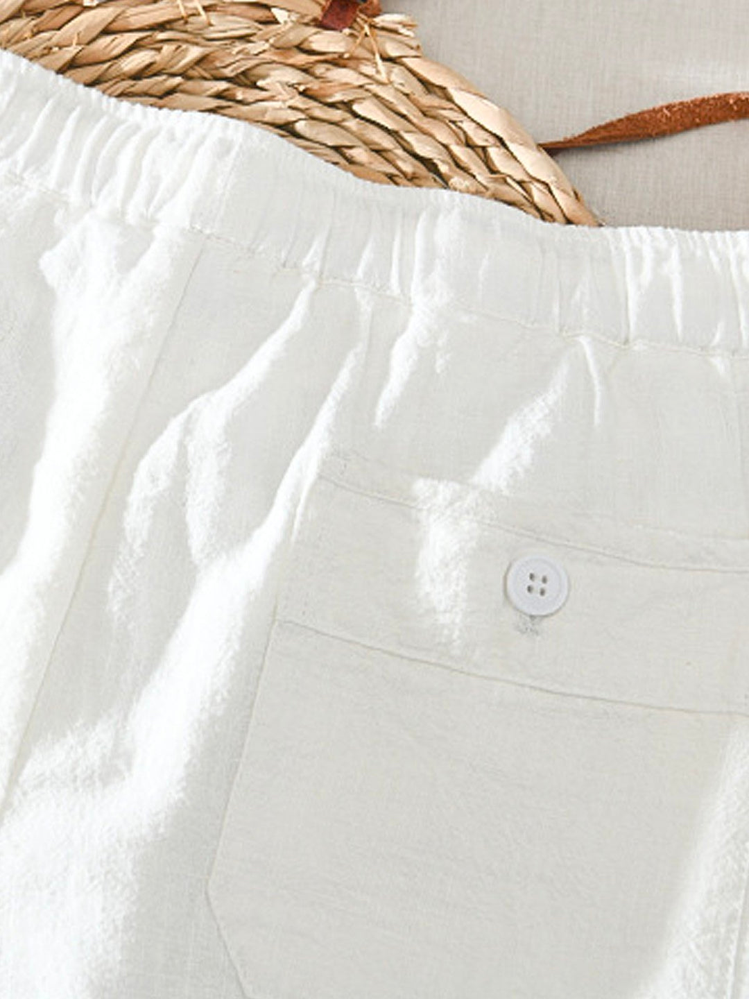 Alohadaddy Linen Casual Plain Basic Men&