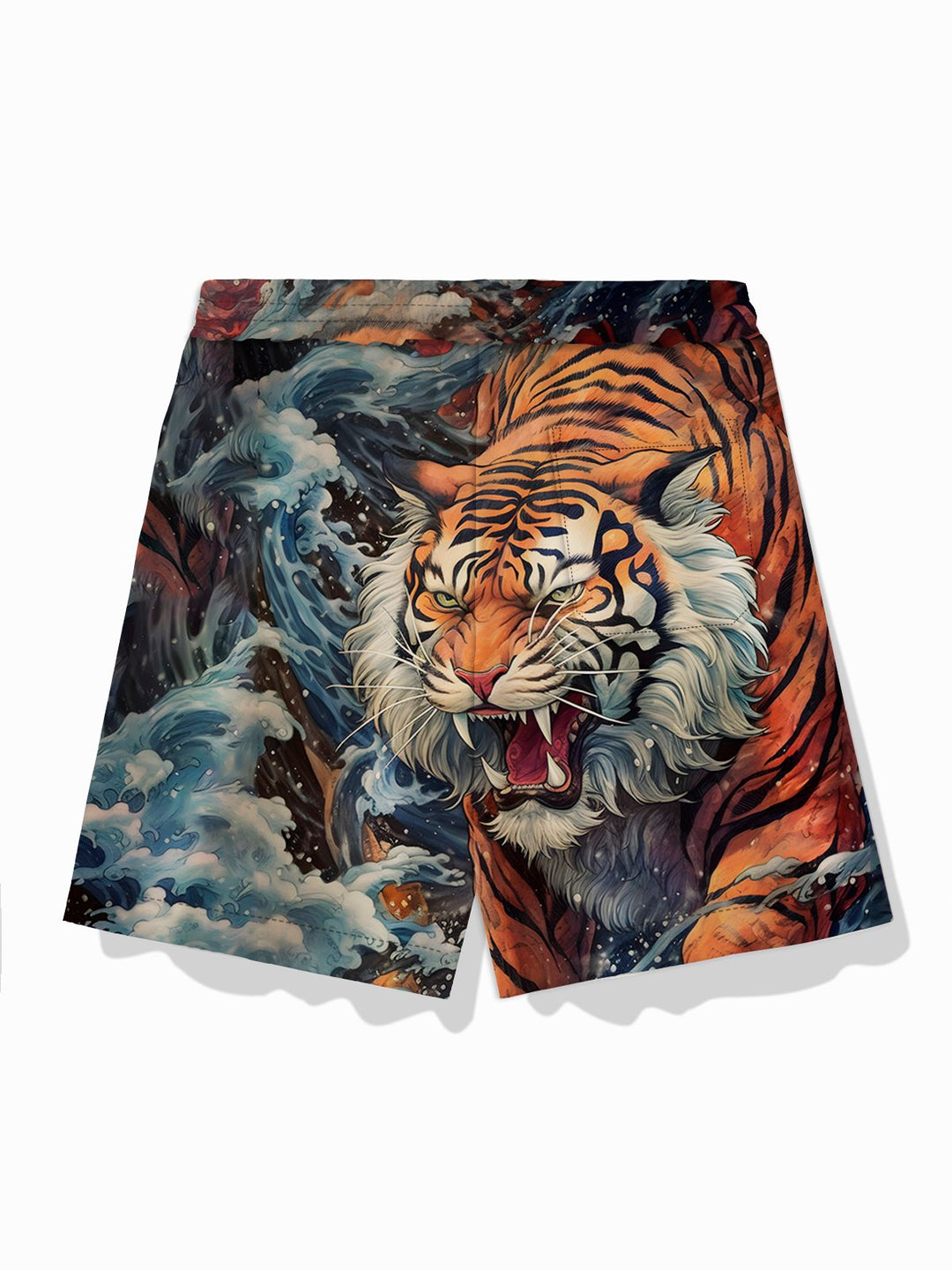 Alohadaddy Retro Ukiyoe Tiger Men&