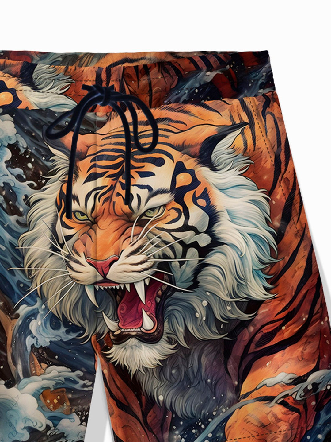 Alohadaddy Retro Ukiyoe Tiger Men&